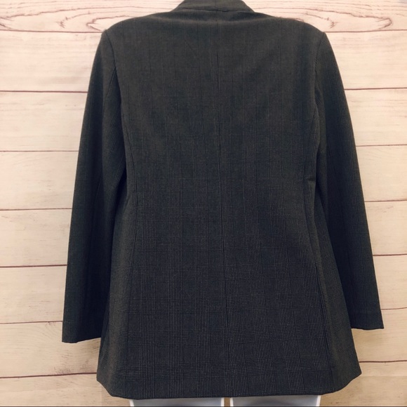 Philosophy Plaid Collarless Blazer (Petite) - Picture 8 of 16